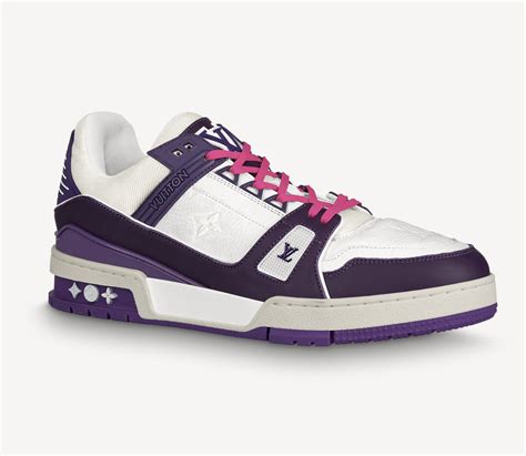 lv purple sneaker